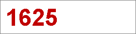Das Jahr 1625