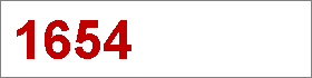 Das Jahr 1654