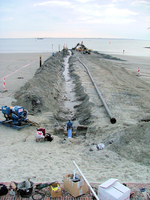 2008 - Neue Seewasserleitung