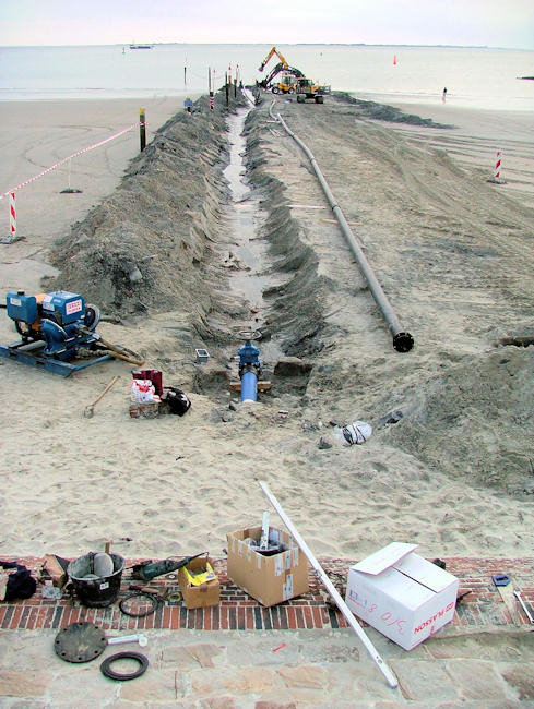 2008 - Neue Seewasserleitung