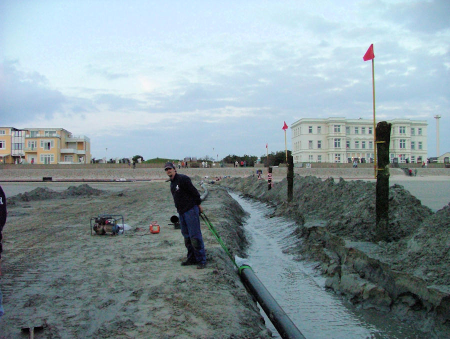 2008 - Neue Seewasserleitung 2008 - Neue Seewasserleitung