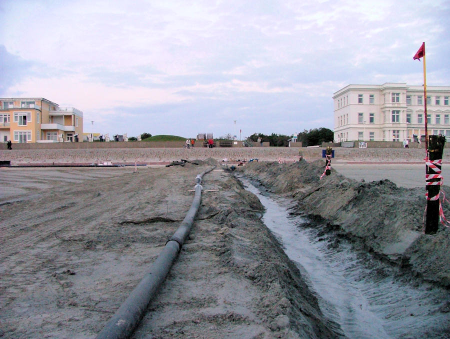 2008 - Neue Seewasserleitung 2008 - Neue Seewasserleitung