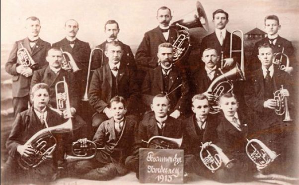 Posaunenchor der evangelischen Kirchengemeinde 1913