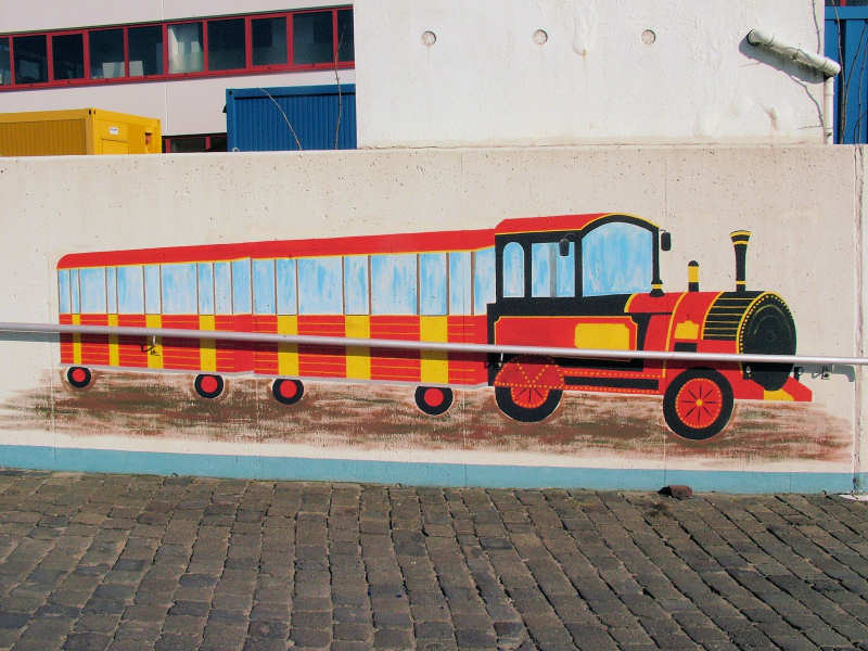 Wilfried Schlegel - Verschiedene Motive an der Hafenmauer (2006)