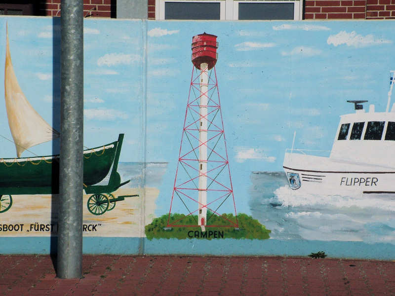 Wilfried Schlegel - Verschiedene Motive an der Hafenmauer (2006)