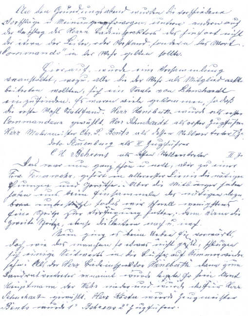 Die Gründung zur F.F. Norderney 1884 Die Gründung zur F.F. Norderney 1884