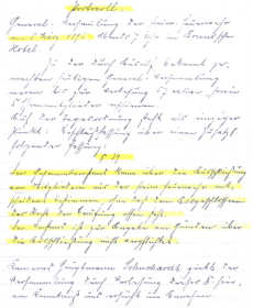 Generalversammlung am 05.03.1896