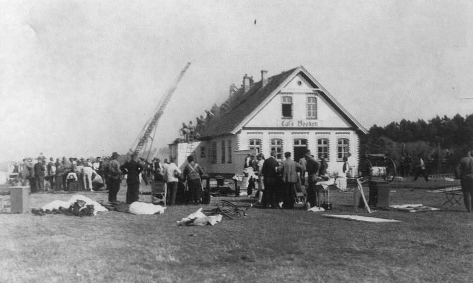Brand Cafe Booken am 05.09.1928