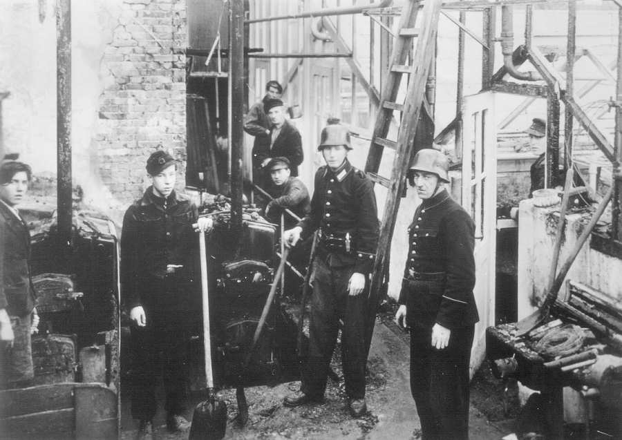 Brand im Blumenhaus Namuth 1950 Brand im Blumenhaus Namuth 1950