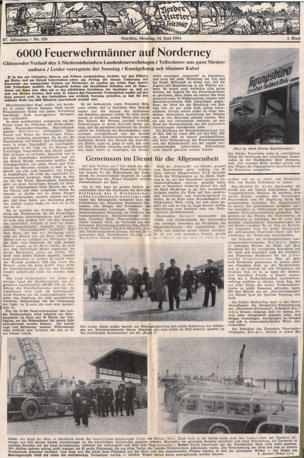 Landesverbandstag 11. - 13. Juni 1954 Landesverbandstag 11. - 13. Juni 1954