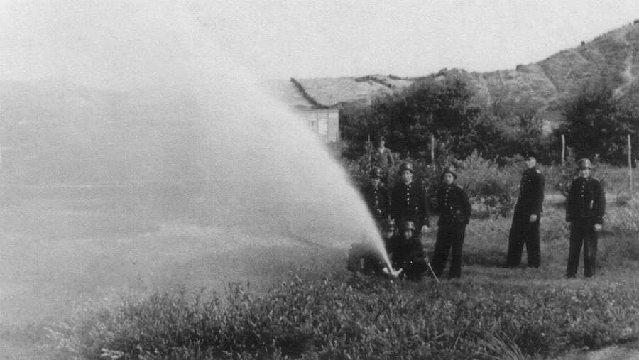 Übung mit Picknik, Sommer 1955