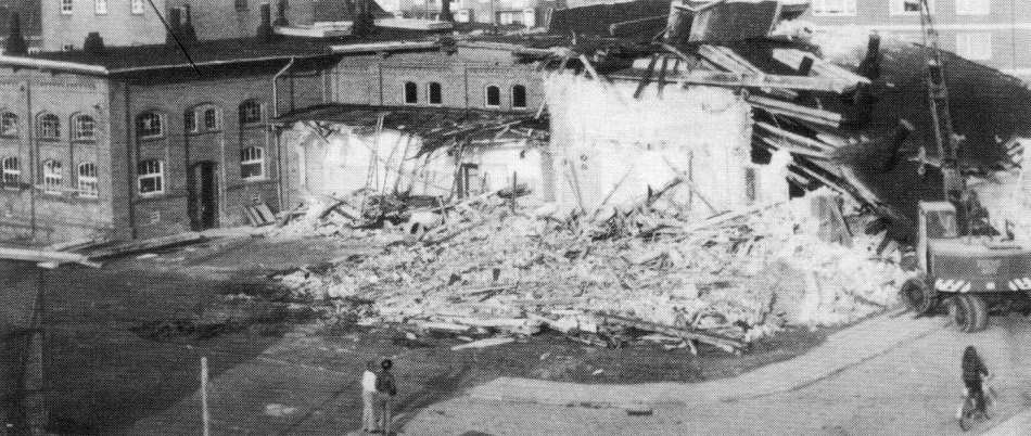 Dezember 1972: Schlachthof im Abriß