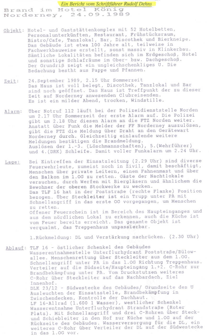 "Hotel König" brennt - 24.09.1989 "Hotel König" brennt - 24.09.1989