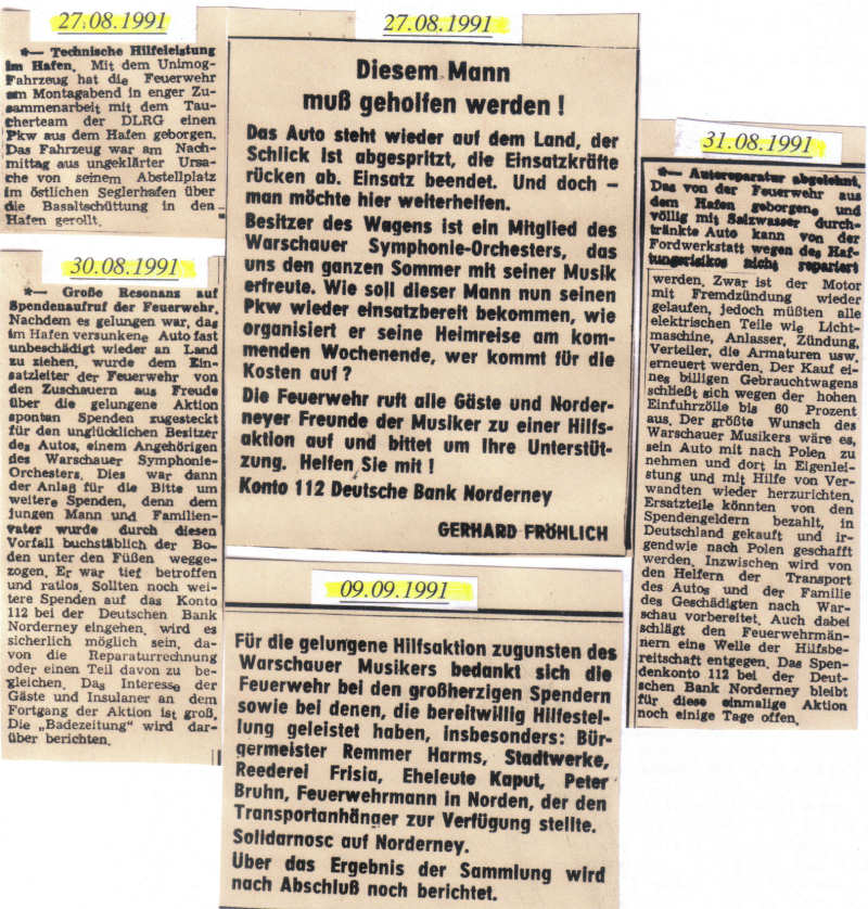 27.08.1991 - 09.09.1991 27.08.1991 - 09.09.1991