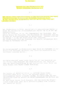 Satzung des Fördervereins