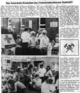 Nachmittag mit der Feuerwehr - 11.07.1989 ab 15.00 Uhr