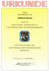Stadtdirektor a.D. Helmut Bruns
