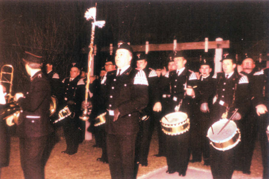 Großer Fackelzug für Jan Holtkamp - 1969