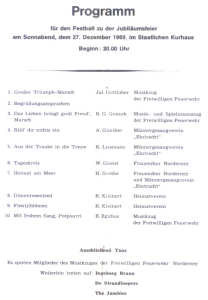 50 Jahre Musikzug Norderney im Dezember 1969