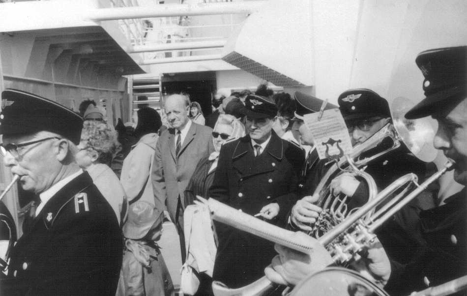 Fahrt in See - Sommer 1970