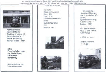 Faltblatt - Tag der offenen Tür 2003