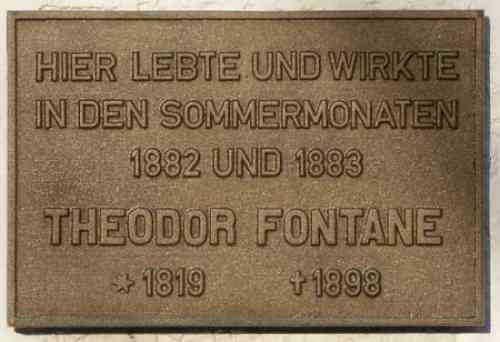 Gedenktafel Marienstrasse 3