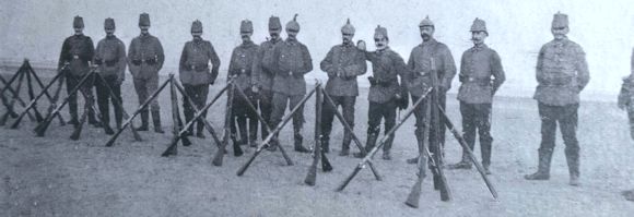 Exerzierübungen am Nordstrand Exerzierübungen am Nordstrand