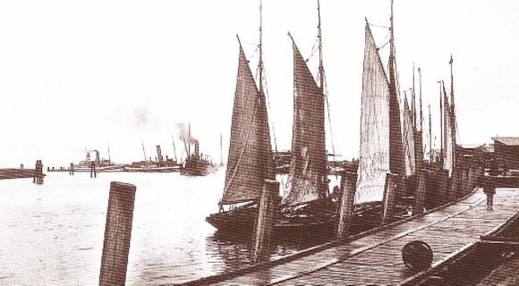 Hafen im Sommer 1914