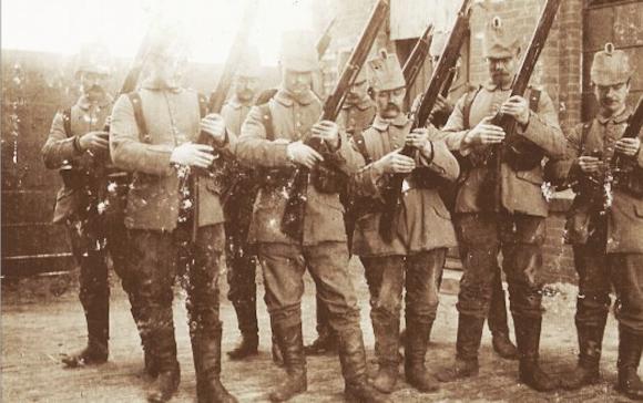 Bewachungsgruppe der Inselwache