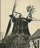Die zum Skelett ausgebrannte Inselmühle.