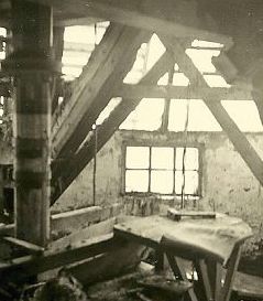 Mühle nach dem Brand Mühle nach dem Brand