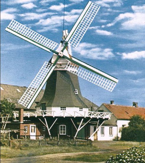 Die Mühle etwa Mitte der 1960er-Jahre.