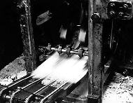 historische Druckmaschine Marke MAN,