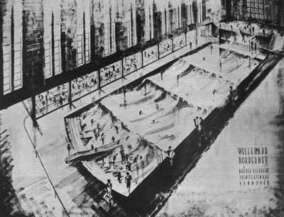 Meerwasser-Wellenschwimmbad