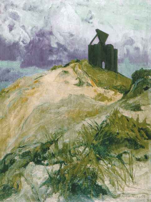 Das Kap von Norderney / 1924 - Öl auf Leinwand - 75 x 100 cm