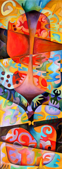 "Aufrecht" (07/87 - 46 x 121)