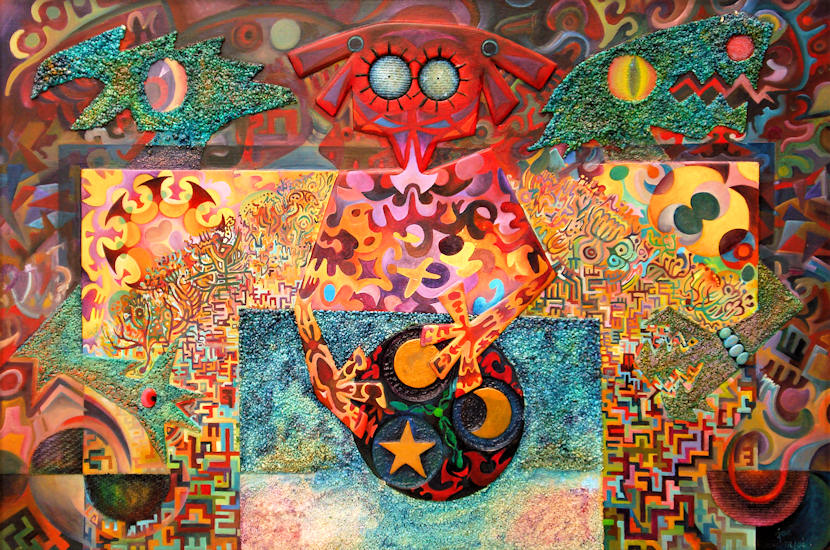 "Dein Schicksal in der Hand der Nornen" (04/56 - 120 x 80)