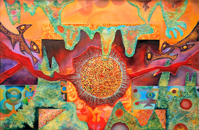 "Kosmisches Ereignis" (06/69 - 120 x 80) "Kosmisches Ereignis" (06/69 - 120 x 80)